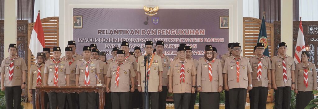 Pelantikan Mabida, Kwarda, dan BPK di Bangsal Kepatihan Senin 15 Desember Foto: Humas Pemda