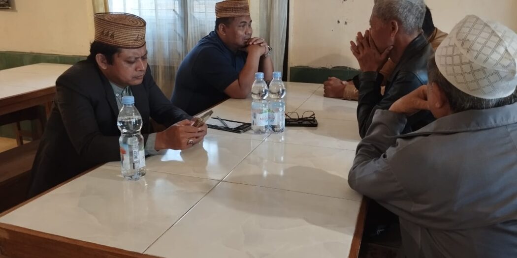 Ahmad Ali saat disambut jajaran pengurus DPW LDII Sulawesi Tengah