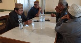 Ahmad Ali saat disambut jajaran pengurus DPW LDII Sulawesi Tengah