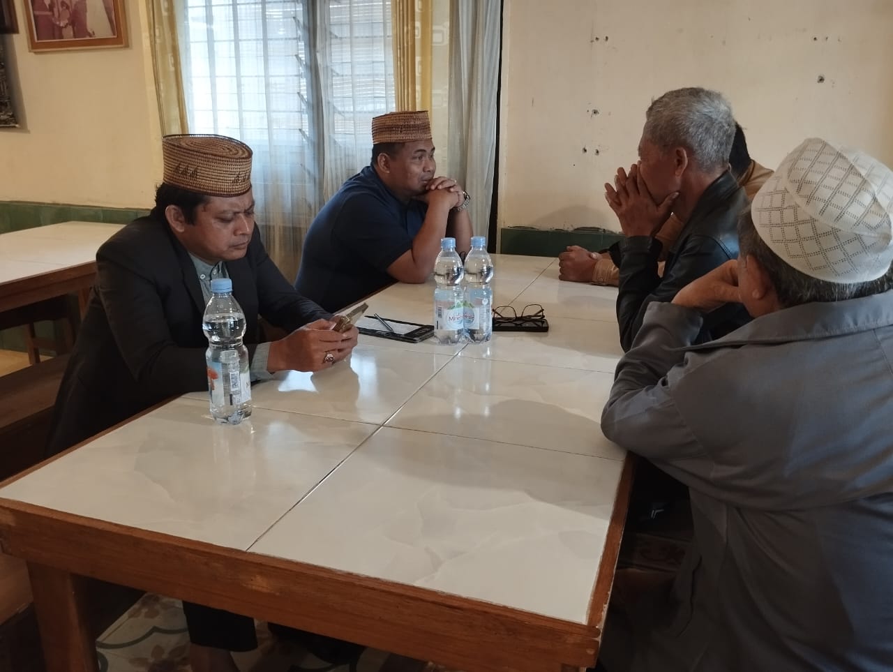 Ahmad Ali saat disambut jajaran pengurus DPW LDII Sulawesi Tengah