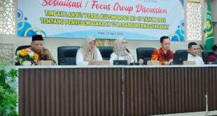 LDII Kulon Progo hadiri Sosialisasi dan FGD Tindak Lanjut Perda Toleransi Bermasyarakat di Kantor Kemenag Rabu 22/4/2026. Foto: Humas