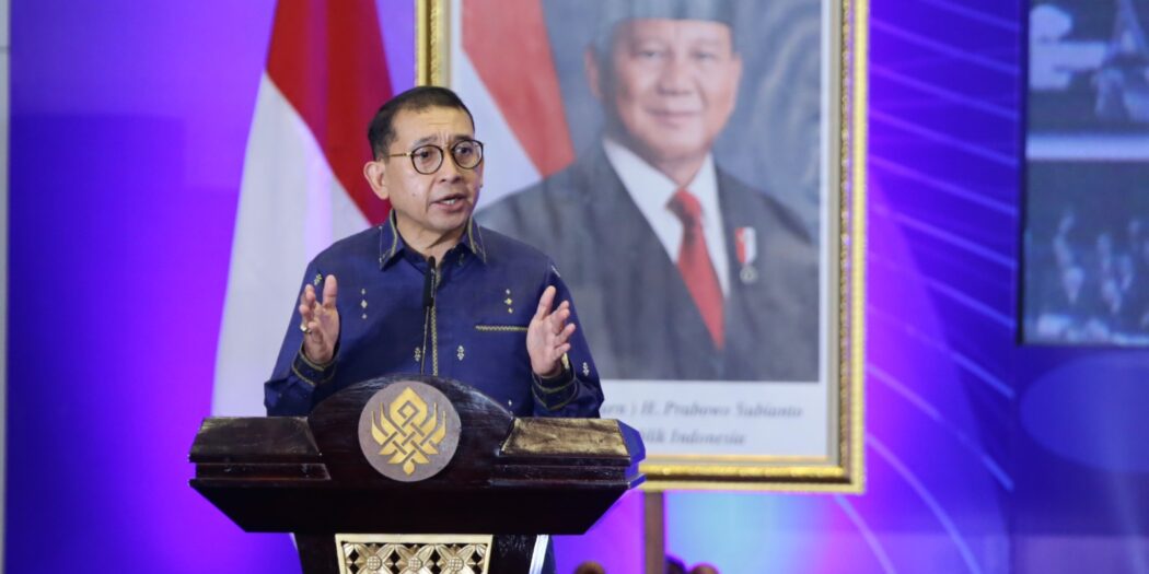 Menteri Kebudayaan Fadli Zon saat Peluncuran Buku Sejarah Indonesia